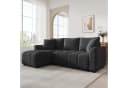i@home Ecksofa 3-Sitzer L-Form Sofa mit Chaiselongue & 2 Zierkissen Grau/Beige Bild 4