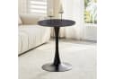 i@home Runder Esstisch MDF Schwarz/Gold Mid-Century Design Bild 2