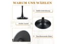 i@home Runder Esstisch MDF Schwarz/Gold Mid-Century Design Bild 4