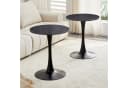 i@home Runder Esstisch MDF Schwarz/Gold Mid-Century Design Bild 5