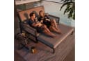 i@home Gartenlounge-Set 2-in-1 Sofa-Bett Grau Bild 2