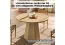 i@home Runder Esstisch 120cm Eiche Skandi Design Bild 4