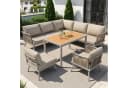 i@home Gartenlounge-Set 6-tlg. Siebensitzer Beige Bild 2