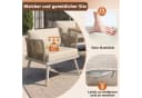 i@home Gartenlounge-Set 6-tlg. Siebensitzer Beige Bild 4