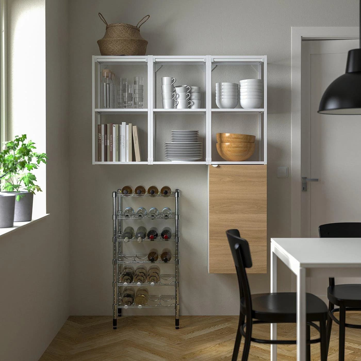 IKEA OMAR Flaschenregal Verzinkt