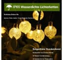 Solarbetriebene LED-Lichterkette für Outdoor-Dekoration Bild 1