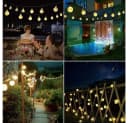 Solarbetriebene LED-Lichterkette für Outdoor-Dekoration Bild 5