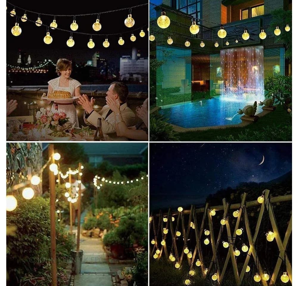 Solarbetriebene LED-Lichterkette für Outdoor-Dekoration - Bild 5