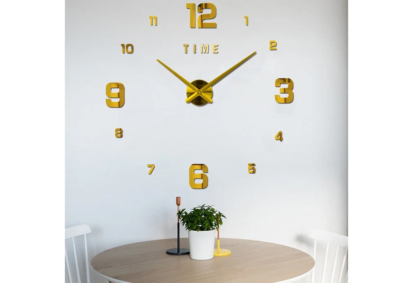KINSI Wanduhr Große dekorative 3D-Wanduhr, 100 cm-120 cm - Bild 3