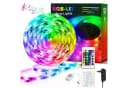 KINSI LED Stripe RGB LED-Lichtband 5-20m 18 Lichter/M Infrarot-Fernbedienung Bild 1