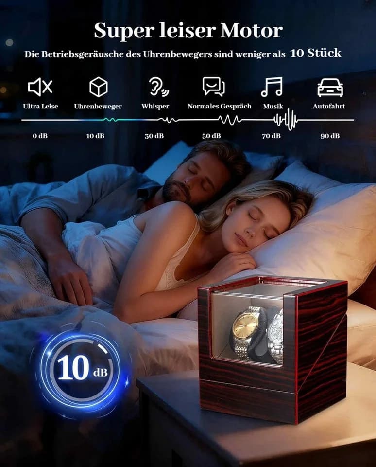 Moderner Uhrenbeweger mit Holzoptik - Bild 5