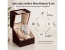 Tekoo Uhrenbeweger Automatischer Uhrenbeweger für 1 Uhr Holzoptik Leise & USB Kompakt Bild 4