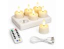 Tekoo LED-Teelichter 6er Set mit Ladestation & Fernbedienung Bild 2