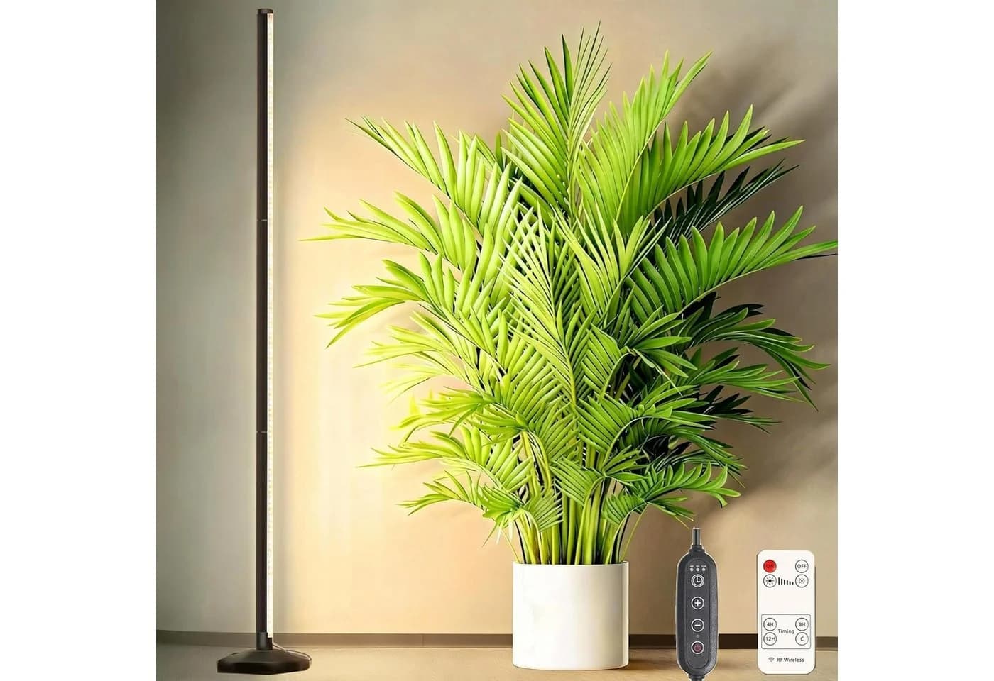 Tekoo Pflanzenlampe LED Vollspektrum 145cm Stehlampe dimmbar mit Timer - Bild 2