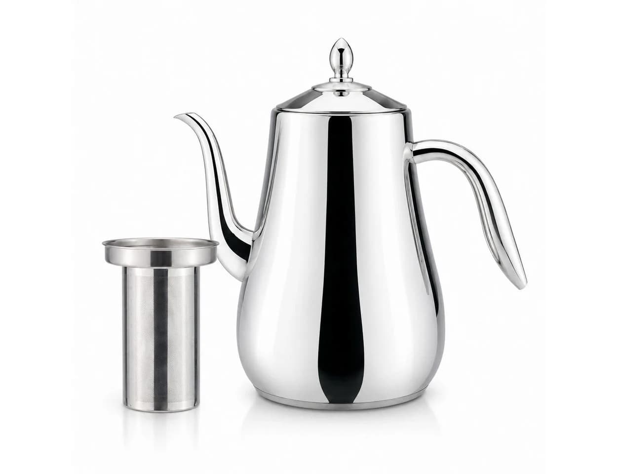Tekoo Teekanne Edelstahl Wasserkessel 1,55 L Schwanenhals - Bild 2