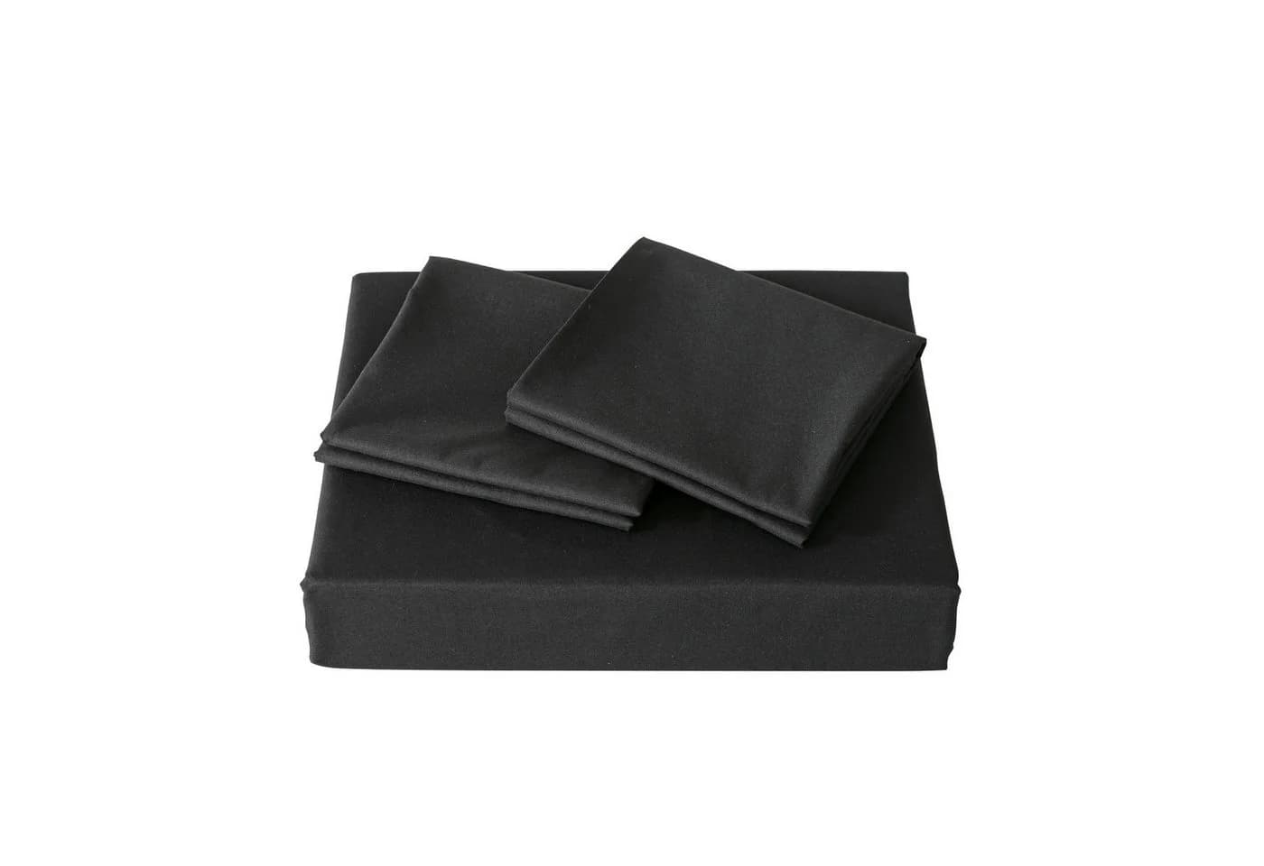 Good Nite Bettwäsche 3-teilig Mikrofaser Schwarz Streifen