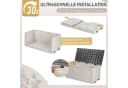 LALAHO Gartenbox mit Rollen Wasserdicht 280 L Kunststoff Bild 5