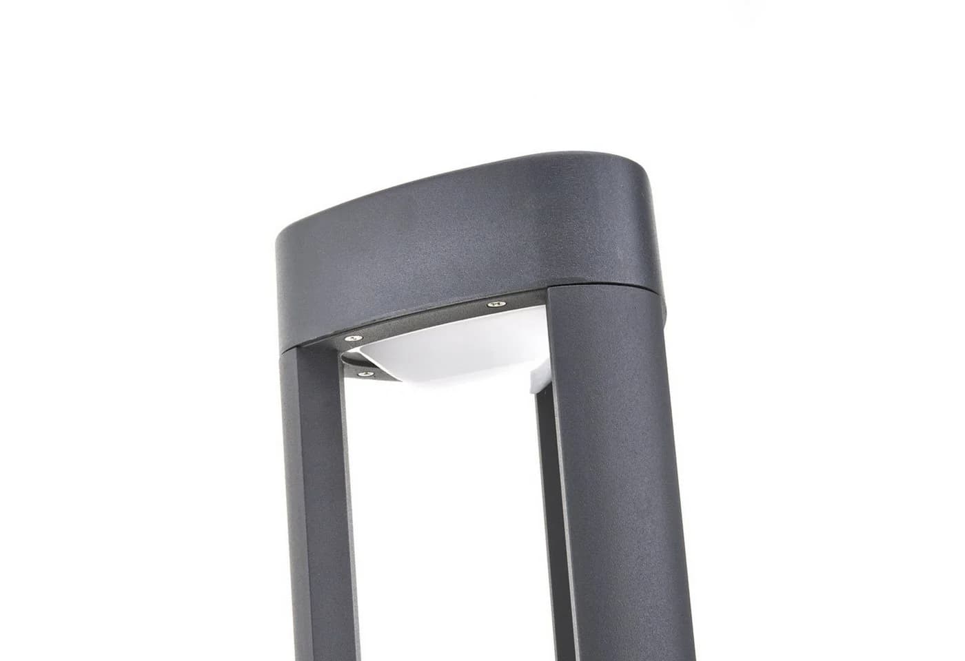 Lucande LED-Sockelleuchte Pirron 50 cm Dreieckig IP54 - Bild 4