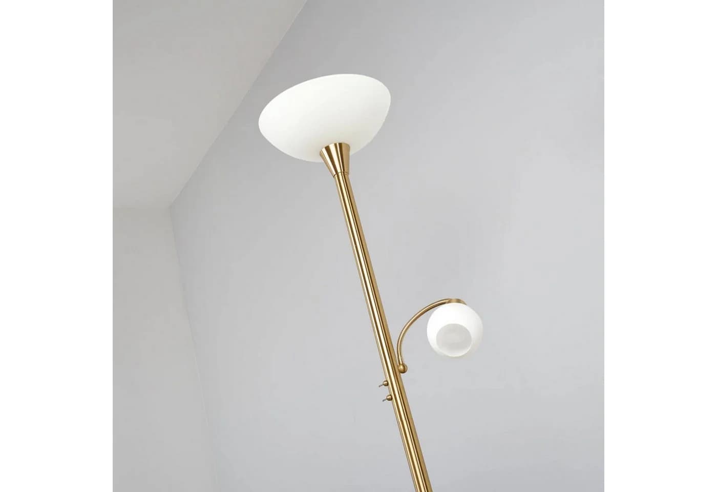 Lindby Stehlampe Elaina Messing 183 cm LED - Bild 4
