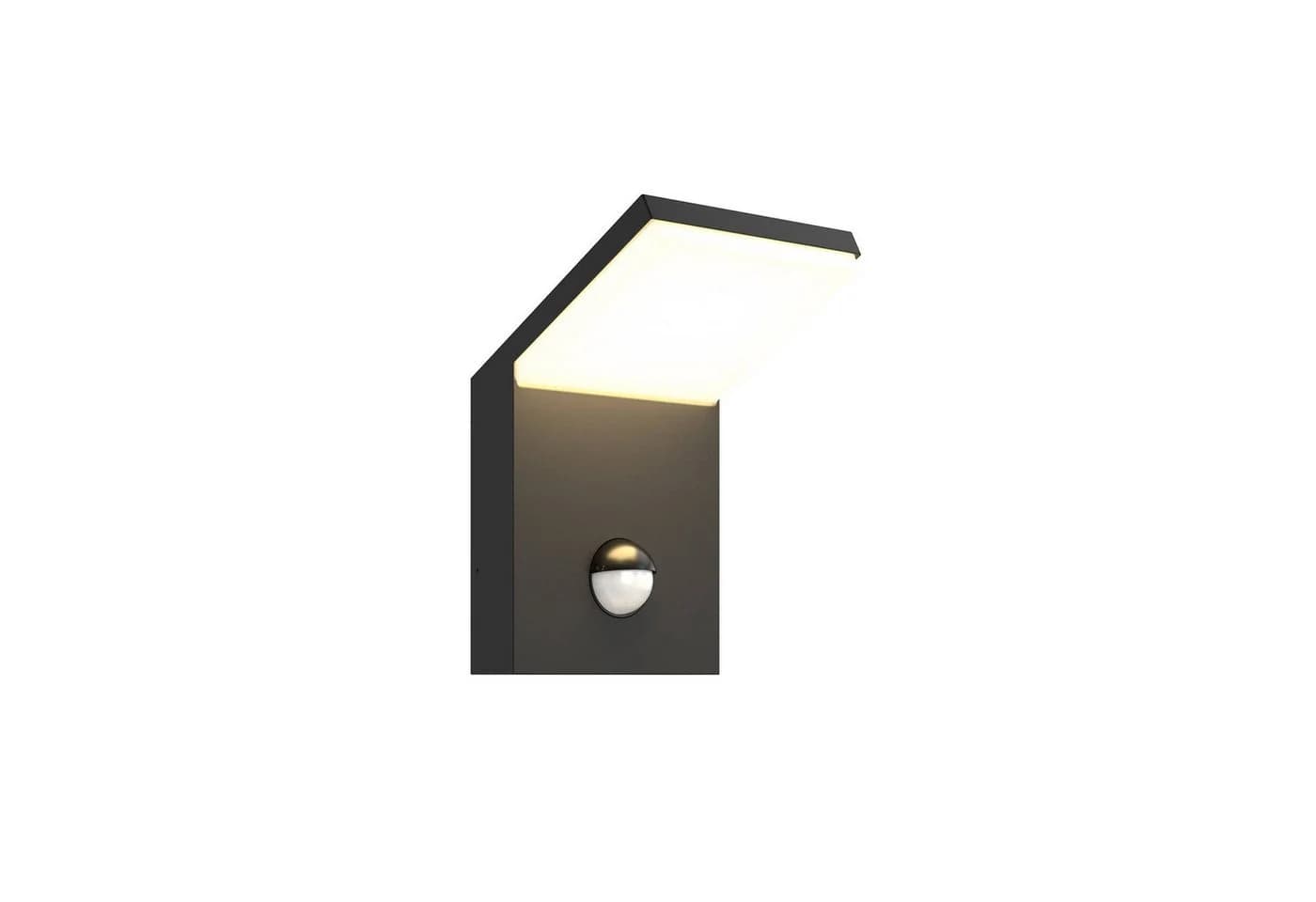 LED-Außenwandleuchte Nevio Metall Anthrazit Sensor - Bild 2