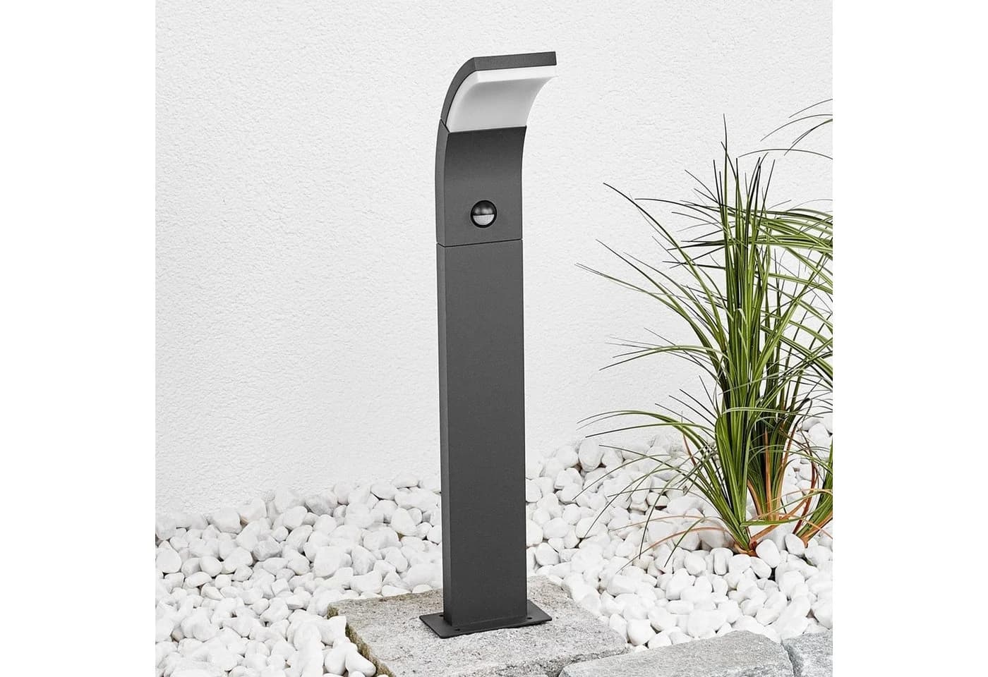 Lucande LED-Wegelampe Timm 60 cm Anthrazit Bewegungsmelder - Bild 3