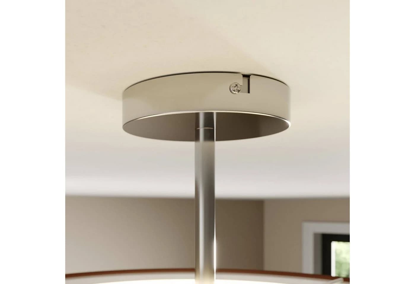 Lindby Deckenleuchte Pikka Braun Chrom 3x11W LED Hängeleuchte - Bild 5
