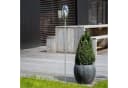 Lindby LED-Solarleuchte Jari, Höhe 122 cm, Edelstahl, klar Bild 3