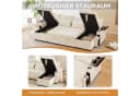 i@home Ecksofa U-Form Schlafsofa Beige/Grau mit Schlaffunktion Bild 1