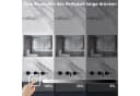 Aica Sanitär Badspiegel LED-Hinterleuchtung Kaltweiß Dimmbar Bild 3