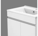 duschspa Waschtisch Badmöbel 60 cm Standschrank Weiß Keramik Bild 1