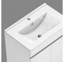 duschspa Waschtisch Badmöbel 60 cm Standschrank Weiß Keramik Bild 4