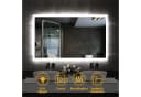 duschspa LED Badspiegel 100cm mit Beleuchtung und Beschlagfrei Bild 1