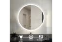 duschspa Badspiegel Rund mit LED Beleuchtung und Touch-Schalter Bild 1