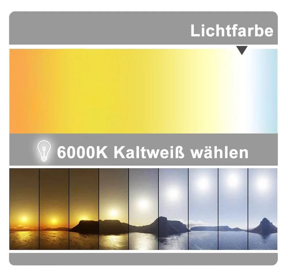 duschspa Badspiegel Rund mit LED Beleuchtung und Touch-Schalter - Bild 5