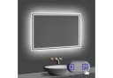 duschspa LED Badspiegel mit Bluetooth, Dimmbar, Beschlagfrei, Aluminiumrahmen Bild 2