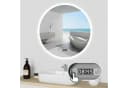 duschspa Badspiegel Rund LED dimmbar mit Uhr Touch Bild 2