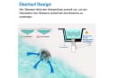 duschspa Waschtischunterschrank mit Waschbecken Hochglanz Grau Softclose Bild 5