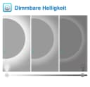 Aica Badspiegel mit LED-Beleuchtung Wandspiegel Kosmetikspiegel Bild 5