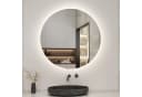 Aica LED Badspiegel Rund Wandspiegel ohne Rahmen Bild 2
