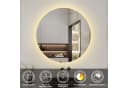 Aica LED Badspiegel Rund Wandspiegel ohne Rahmen Bild 3
