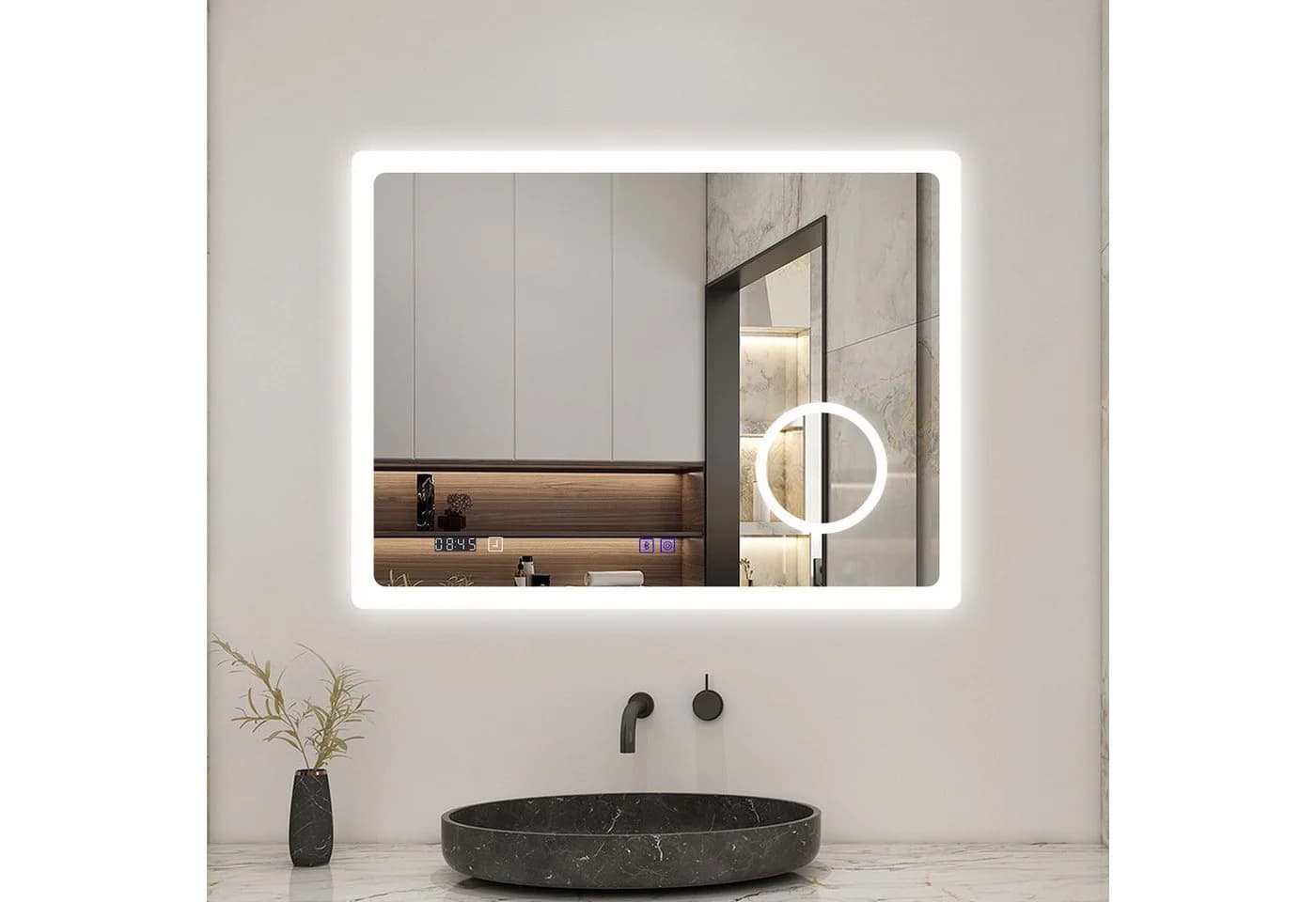 Aica Sanitär Badspiegel mit LED-Beleuchtung dimmbar - Bild 2