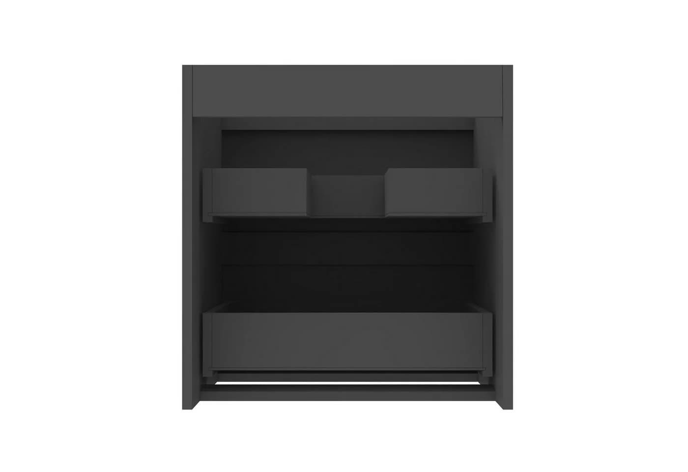 Aica Sanitär Waschtischunterschrank Modern Weiß Softclose - Bild 5