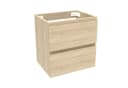 Aica Sanitär Waschtischunterschrank Modern Weiß Softclose Bild 2
