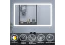 Aica Sanitär Badspiegel mit LED-Beleuchtung dimmbar Bild 3