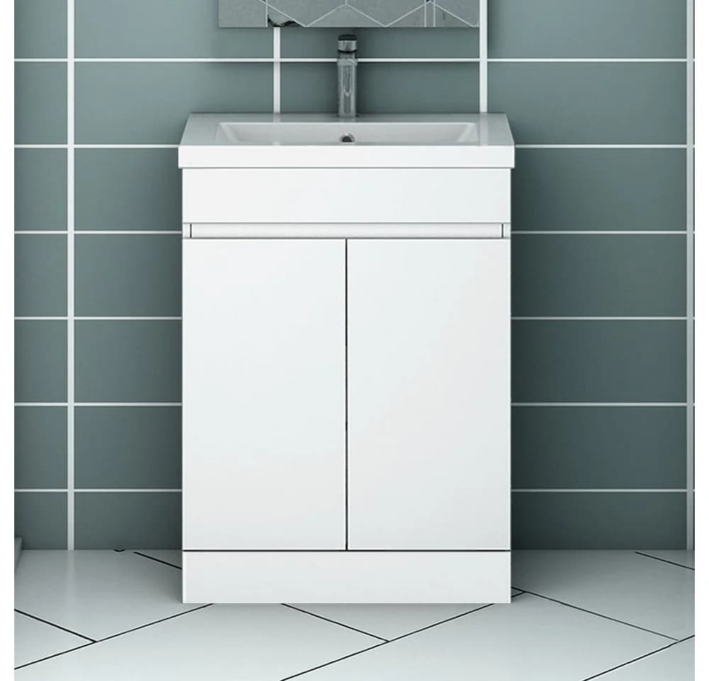 Aica Sanitär Waschtisch-Set mit Unterschrank und Softclose - Bild 2
