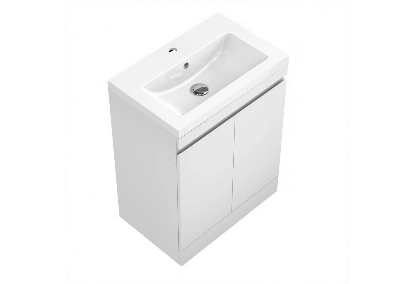 Aica Sanitär Waschtisch-Set mit Unterschrank und Softclose - Bild 5