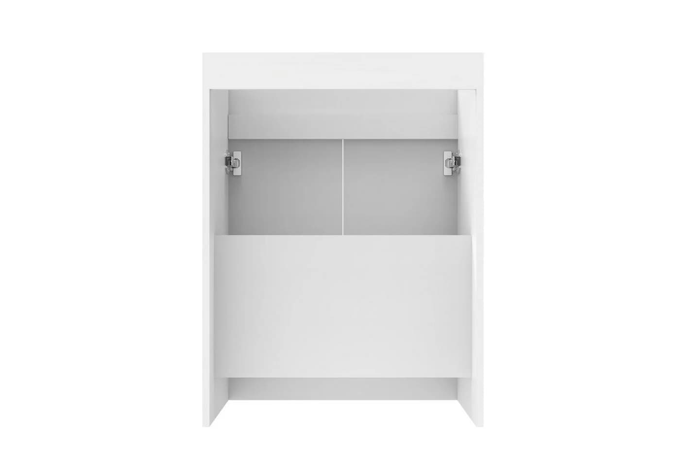 Aica Sanitär Badmöbel Set Weiß Softclose MDF
