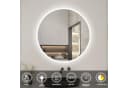 Aica Sanitär Badspiegel Rund mit LED Beleuchtung Dimmbar Antibeschlag Bild 3