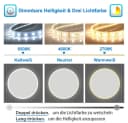 Aica Sanitär Badspiegel Rund LED Dimmbar IP44 Touch Bild 5