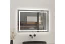Aica Sanitär Badspiegel mit LED-Beleuchtung und Touch-Schalter Bild 1